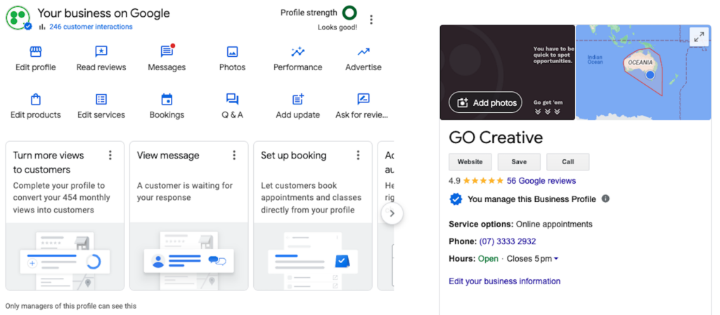 Google Business Profile for SEO