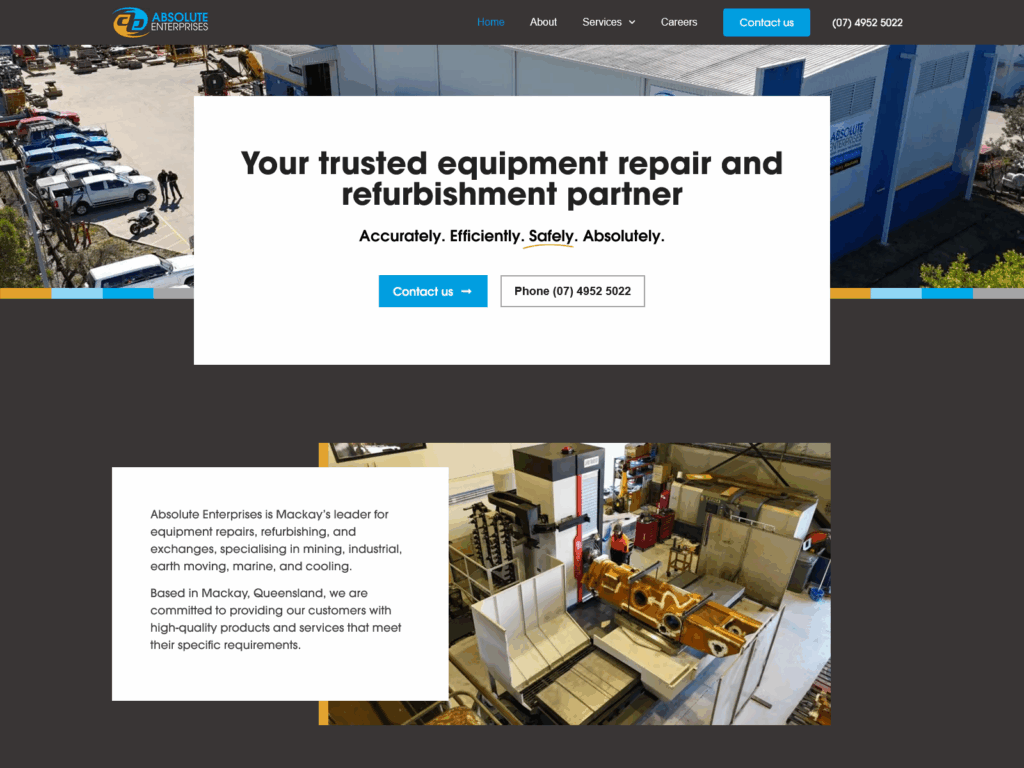 Absolute Enterprises home page