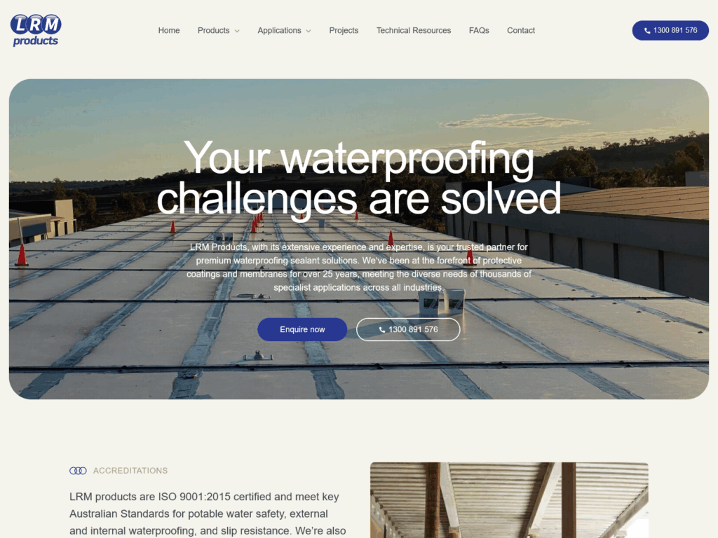 Liquid Rubber Manufacturing home page