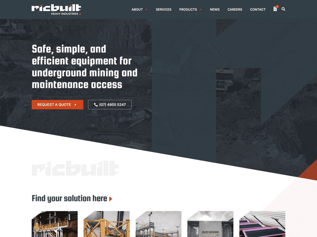 Ricbuilt Heavy Industries home page