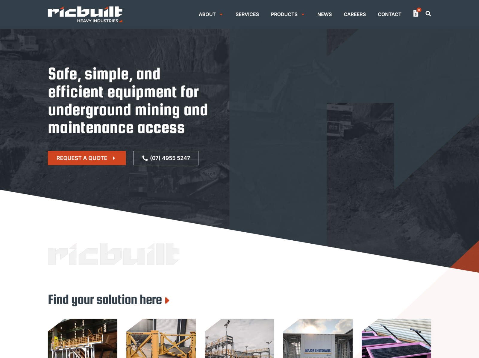 Ricbuilt Heavy Industries home page