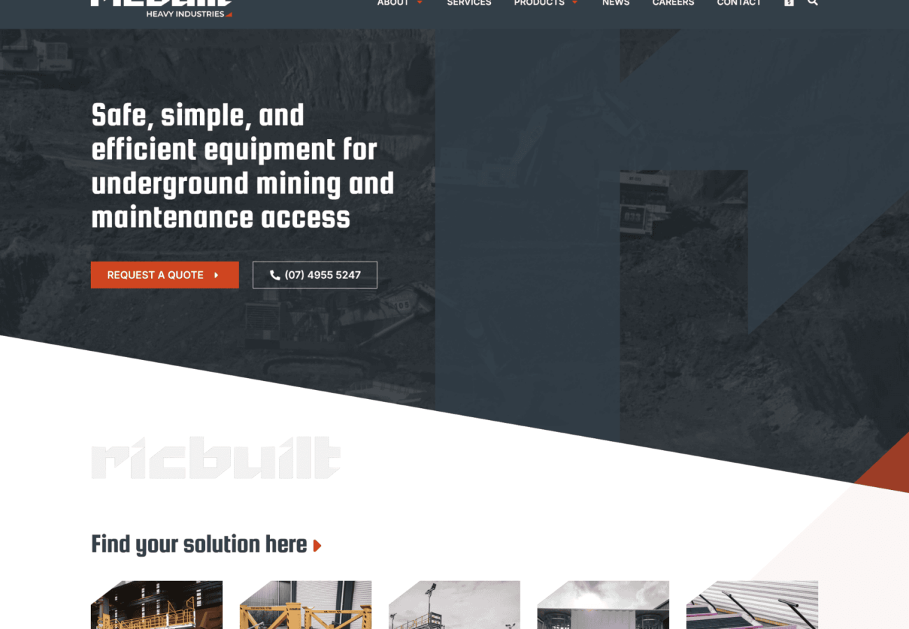 Ricbuilt Heavy Industries home page