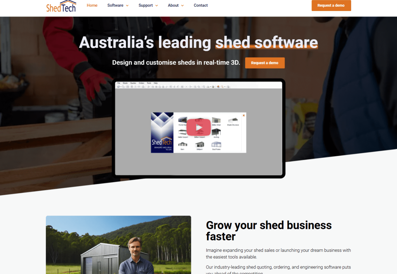 ShedTech Holdings home page